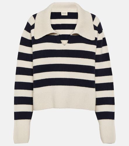 Franklin striped cashmere-blend sweater - Khaite - Modalova
