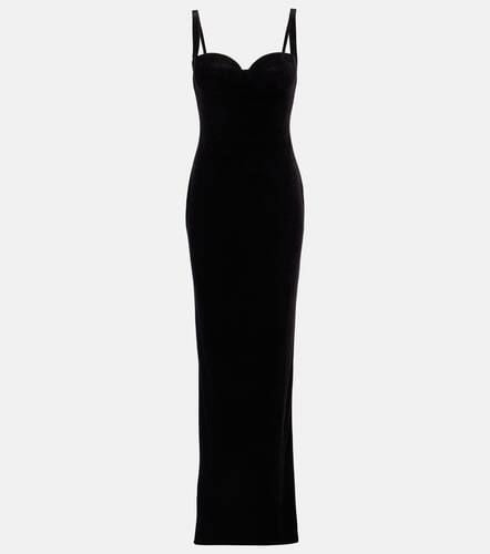 Vestido bustier de fiesta de terciopelo - Balenciaga - Modalova