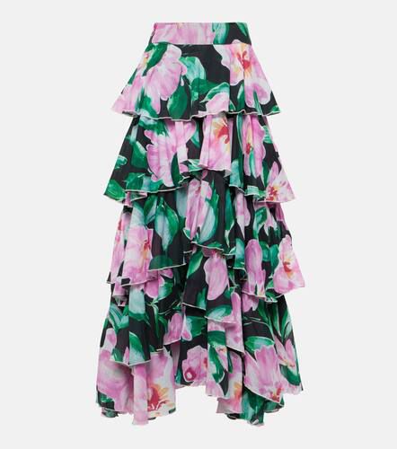 Cordelia floral tiered maxi skirt - Alexandra Miro - Modalova