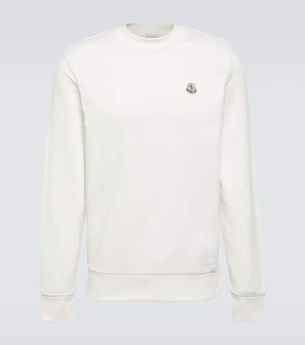 Moncler Felpa in cotone con logo - Moncler - Modalova