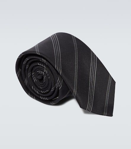 Cravatta in jacquard di seta - Saint Laurent - Modalova