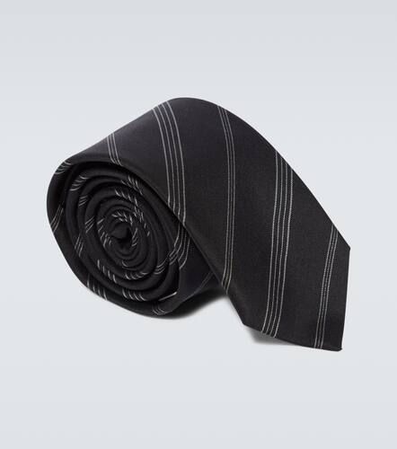 Krawatte aus Seiden-Jacquard - Saint Laurent - Modalova