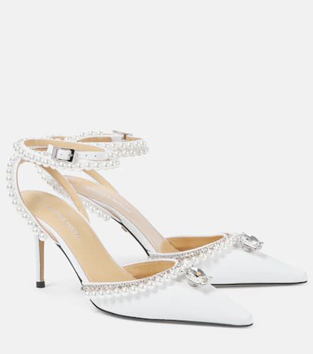 Diamond of Elizabeth satin pumps - Mach & Mach - Modalova