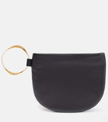 The Row Geo leather clutch - The Row - Modalova