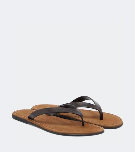 The Row Beach leather thong sandals - The Row - Modalova