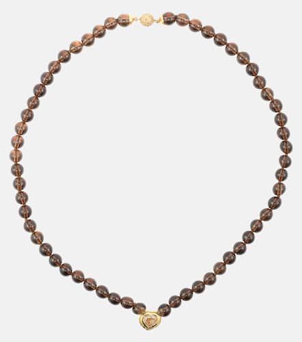 Collar de cadena de oro de 18 ct con diamantes y cuarzo - Octavia Elizabeth - Modalova
