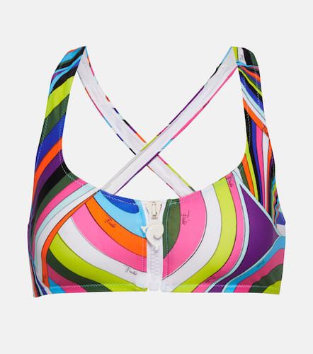 Pucci Top bikini Iride con stampa - Pucci - Modalova