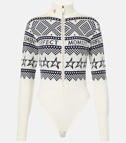 Wool intarsia bodysuit - Perfect Moment - Modalova