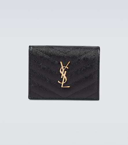 Grained leather wallet - Saint Laurent - Modalova