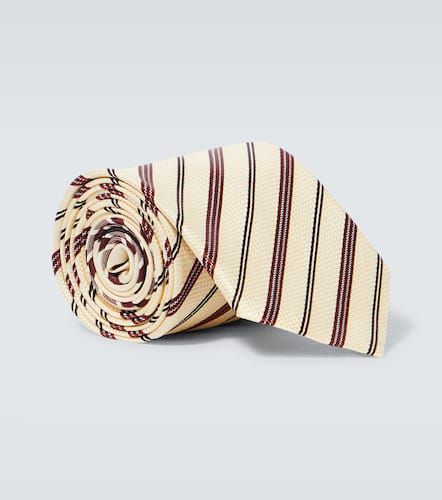 Corbata de seda estampada - Dries Van Noten - Modalova