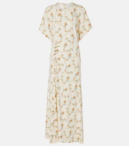 Rabanne Floral gathered midi dress - Rabanne - Modalova