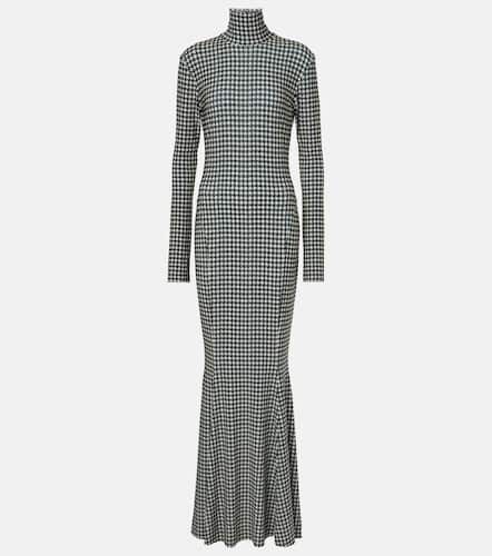 Norma Kamali Houndstooth gown - Norma Kamali - Modalova