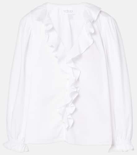 Cinthia ruffled cotton poplin blouse - Velvet - Modalova