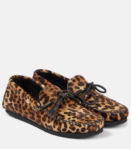 Fitza leopard-print pony hair loafers - Isabel Marant - Modalova