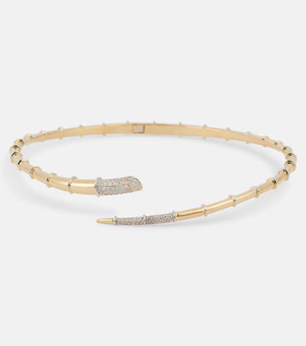 Horn 14kt necklace with diamonds - Rainbow K - Modalova