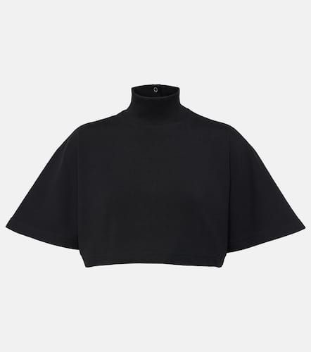 AlaÃ¯a Cotton jersey crop top - Alaia - Modalova