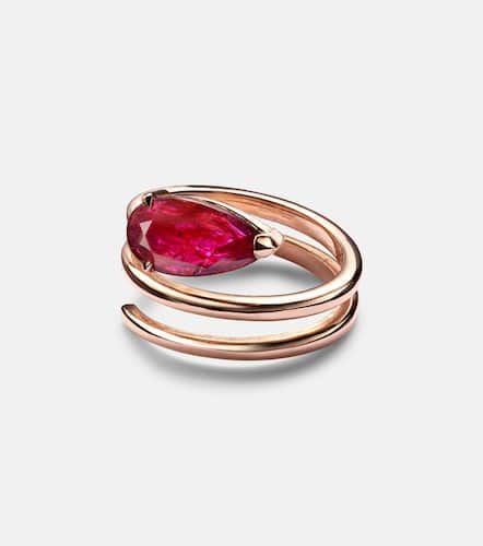 Ring Ruby Pear aus 18kt Rosé mit Rubin - Shay Jewelry - Modalova