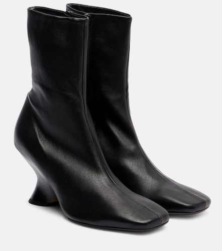 Leather ankle boots - Dries Van Noten - Modalova