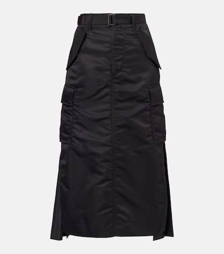 Sacai Falda midi de sarga de nylon - Sacai - Modalova