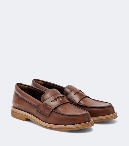 Jerry leather penny loafers - Golden Goose - Modalova