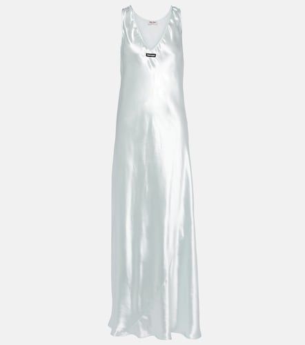Miu Miu Vestido largo de satén - Miu Miu - Modalova