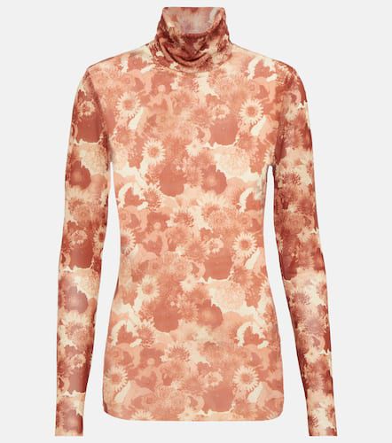 Ganni Floral turtleneck top - Ganni - Modalova