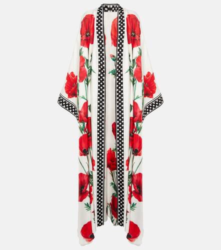 Bedruckter Kimono aus Seide - Dolce&Gabbana - Modalova