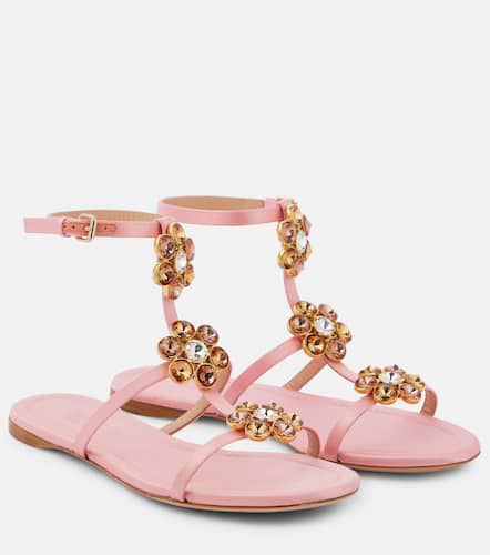 Jaipur embellished satin sandals - Giambattista Valli - Modalova