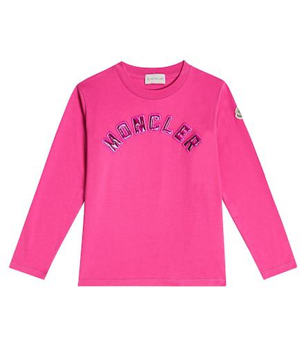 Top en jersey de algodón con logo - Moncler Enfant - Modalova
