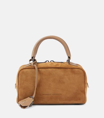 Borsa Small in suede - Brunello Cucinelli - Modalova