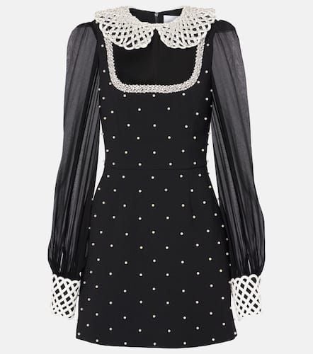 Alivia embellished crÃªpe minidress - Rebecca Vallance - Modalova