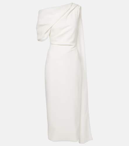 Bridal Maite draped caped midi dress - Roksanda - Modalova