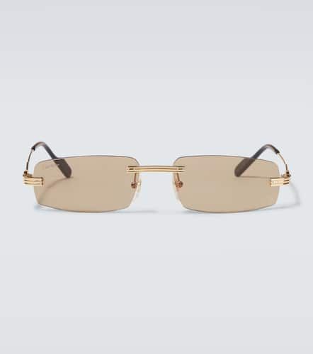 Gafas de sol rectangulares - Cartier Eyewear Collection - Modalova