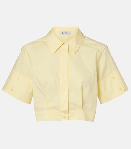 Sabrina cotton-blend crop top - Simkhai - Modalova