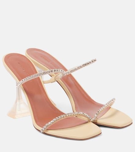 Gilda 95 embellished PVC sandals - Amina Muaddi - Modalova