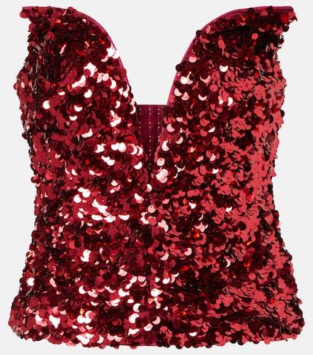 Self-Portrait Sequined corset - Self-Portrait - Modalova