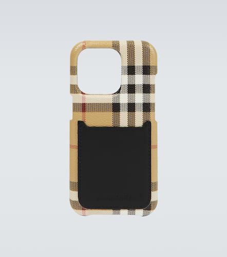 Vintage Check iPhone 14 Pro case - Burberry - Modalova