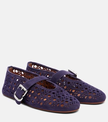 Alaia Vienne suede ballet flats - Alaia - Modalova