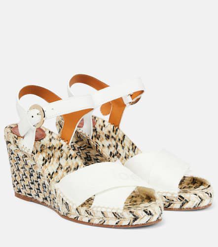 ChloÃ© Piia leather espadrille wedges - Chloe - Modalova