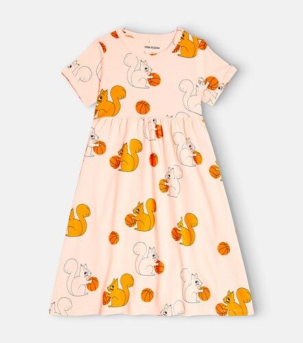 Abito Squirrels in jersey di misto cotone - Mini Rodini - Modalova