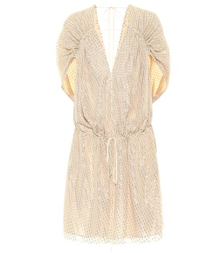 Fil-coupÃ© silk minidress - Stella McCartney - Modalova