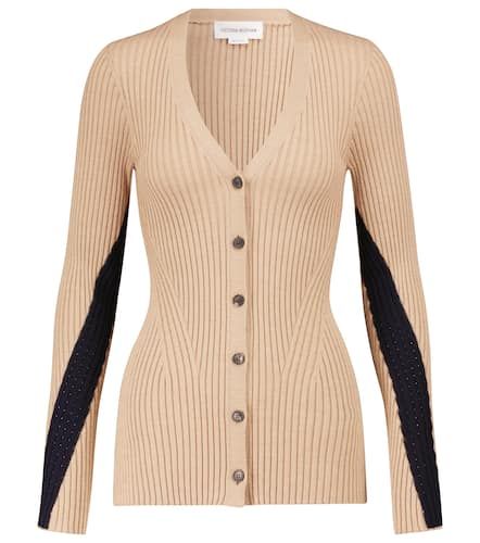 Cardigan aus Rippstrick - Victoria Beckham - Modalova