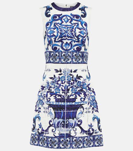 Printed brocade minidress - Dolce&Gabbana - Modalova