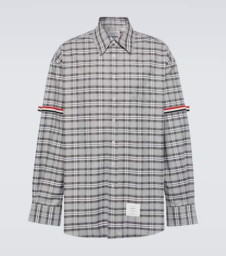 Camisa de algodón a cuadros - Thom Browne - Modalova