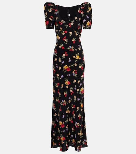 Floral silk crêpe de chine gown - Rodarte - Modalova