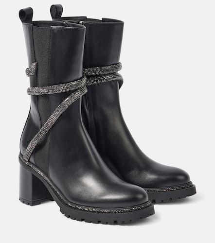 Verzierte Chelsea Boots Cleo 60 aus Leder - Rene Caovilla - Modalova
