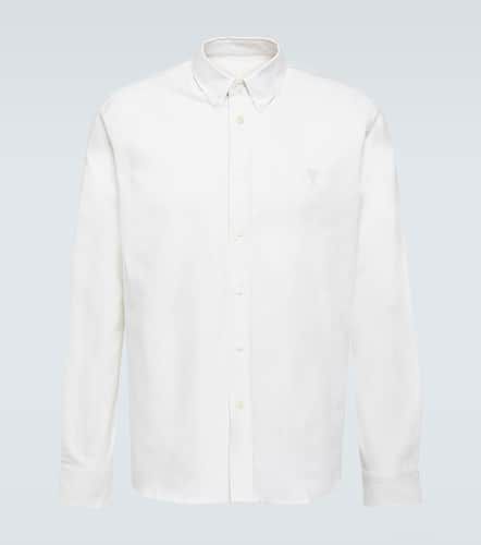 Camisa de popelín de algodón - Ami Paris - Modalova