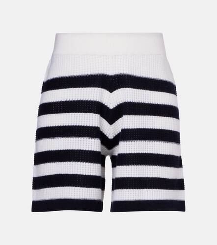 Shorts in cashmere a righe - Jardin des Orangers - Modalova