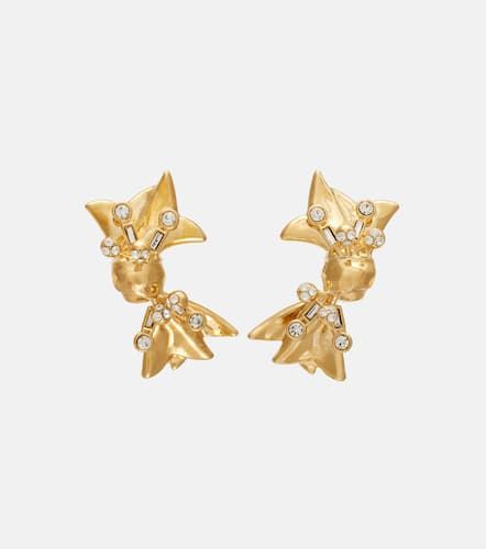 Boucles d’oreilles clip à ornements - Oscar de la Renta - Modalova