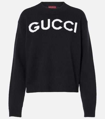 Gucci Jersey de lana con logo - Gucci - Modalova